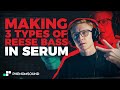 Making 3 types of reese basses in serum