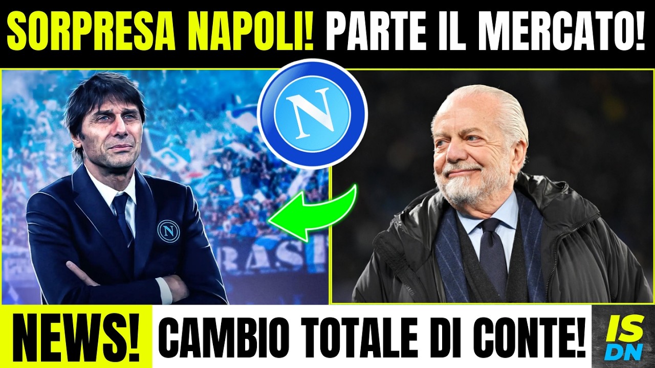 Ultim’Ora Napoli💣 Pazza Idea di Conte! De Laurentiis Beffa l’Atalanta?🔥