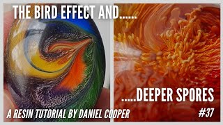 #37. Resin 'The Bird Effect' + Get Deeper Spores With Your Sinker White. A Tutorial by Daniel Cooper