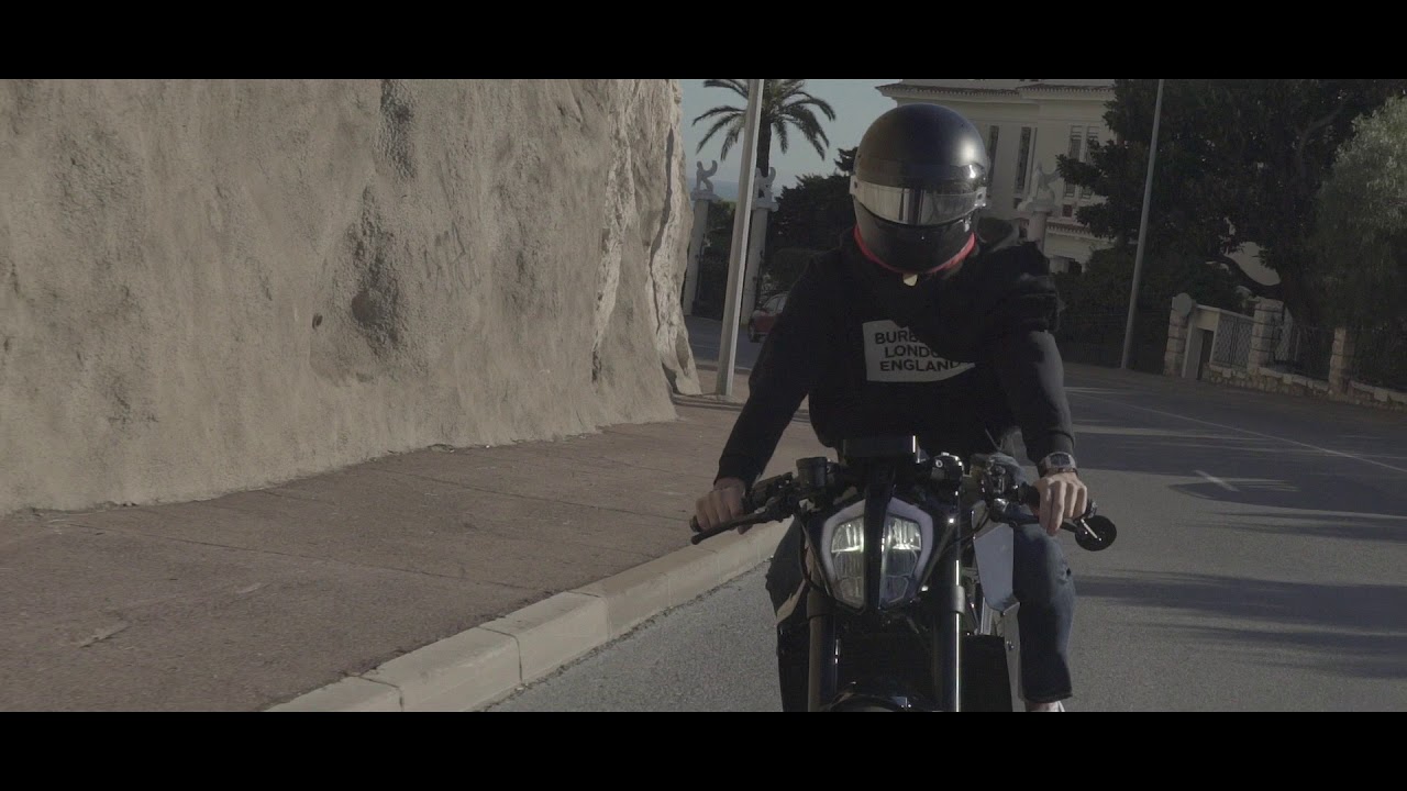 A Husqvarna Vitpilen 701 built for F1 ace Charles Leclerc