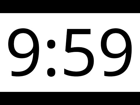 10 minute second countdown generated with one FFmpeg Linux command line