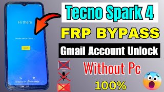 Tecno Spark 4 Frp Bypass 2024  All Tecno Frp Bypass  Google Account Bypass Without Pc