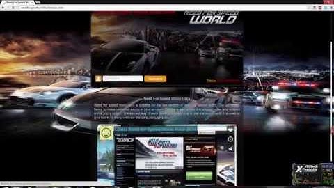 Need For Speed World Cheats [Working 100%]