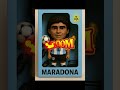 Maradona Jadi Action Figure Lucu! 🤯⚽️ #maradona #shorts #shortsviral #ai