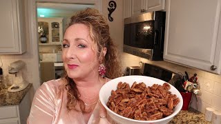 How To Make Easy Candied Nuts ~ Holiday Snack ~ Christmas Gifting