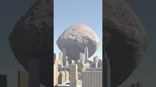 Небольшой околоземный астероид Бенну - сравнение с городом