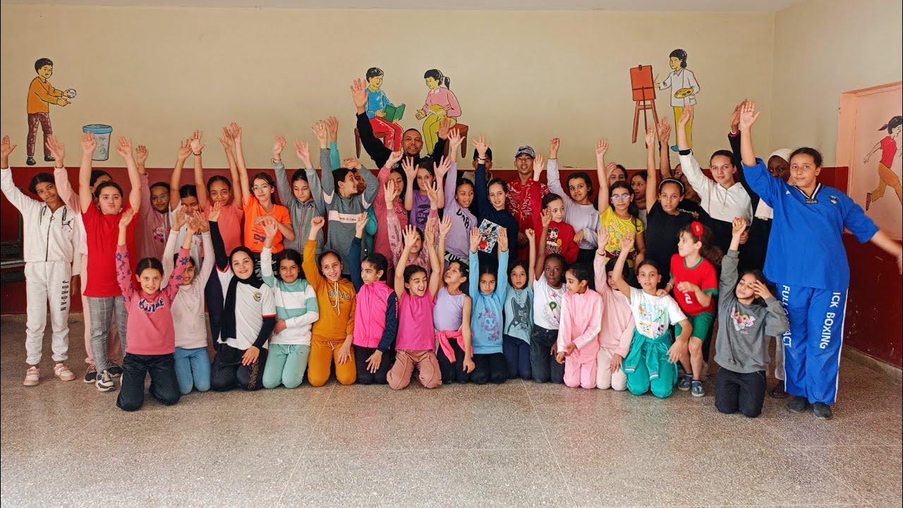 تنشيط الرياضي داخل مدرسة عبد الرحمن ابن عوف جمعية المستقبل للرياضة والتنمية