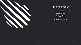 Peter ilfrich - Meteor-Up! Production grade meteor deployment