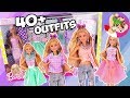 Barbie Fashion Show I 40 kombinasi pakaian I Kreatifitas Fashion anak - anak I