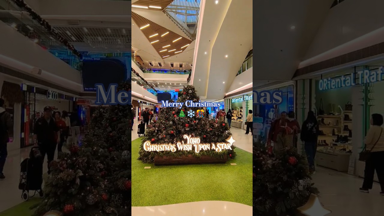 Merry Christmas and happy New Year Yoho Mall 2 Yuen Long Hong Kong 🇭🇰 