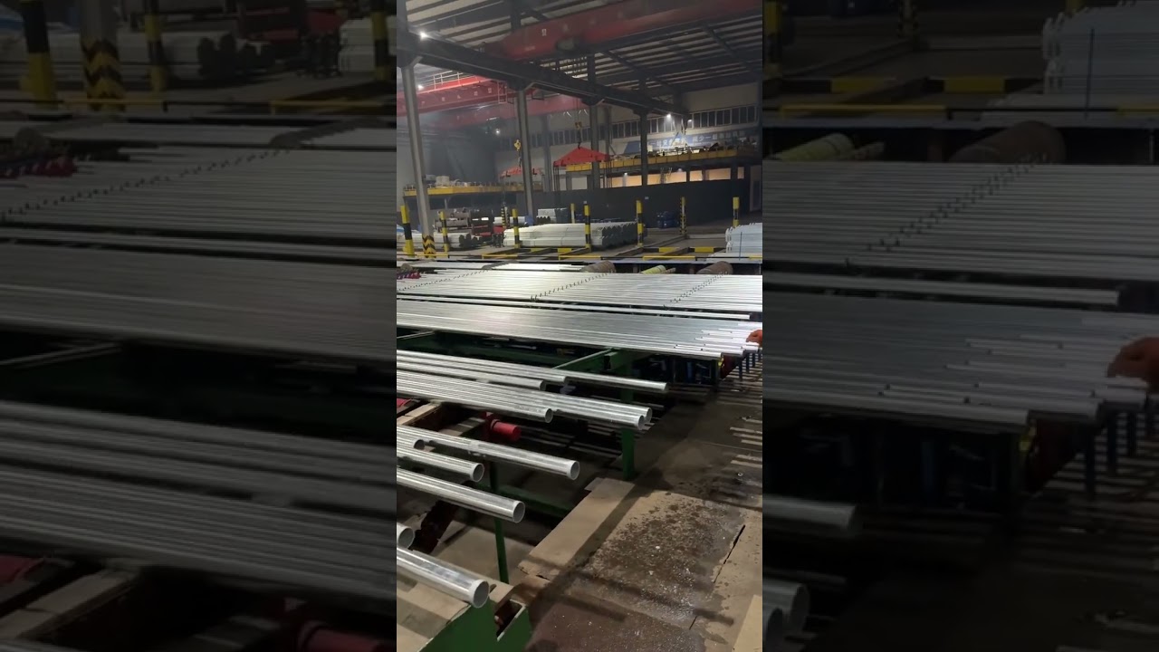 pipe tube galvanizing equipment automatic