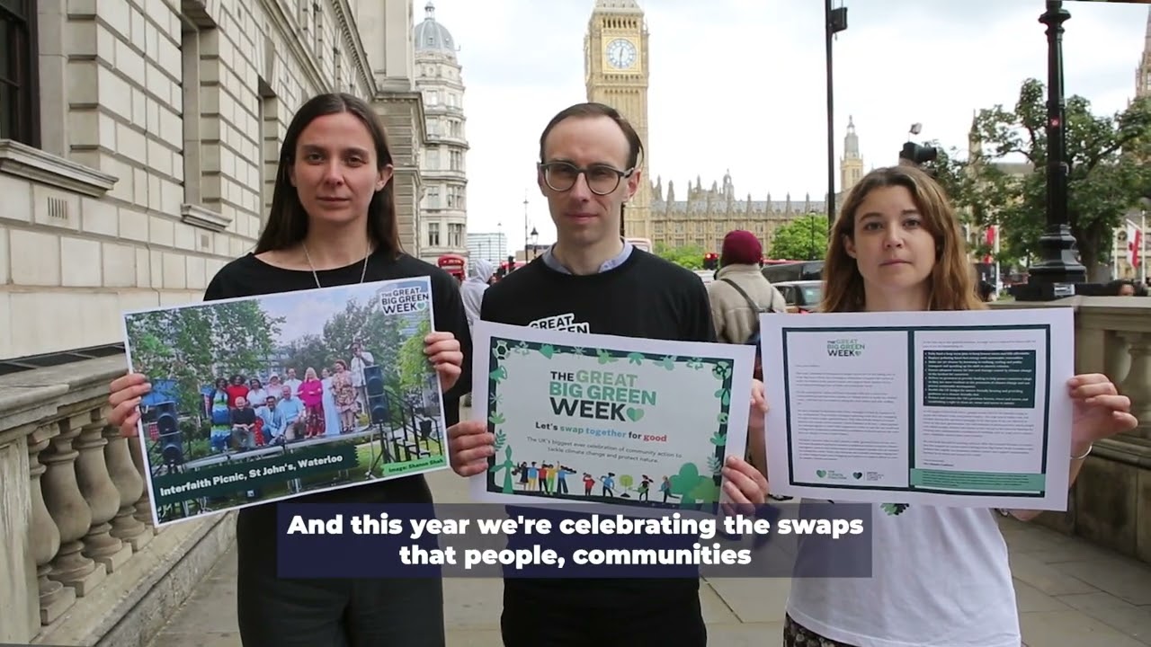 Great Big Green Week political hand in