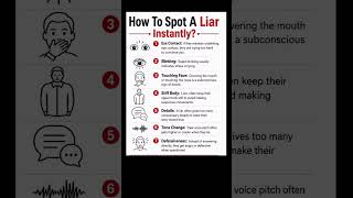 How To Spot a Liar #psychology #motivation #masteringdiscipline #mindset #discipline #like #shorts