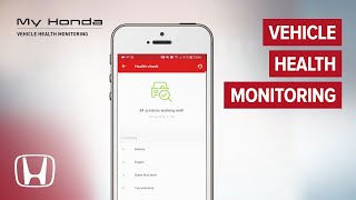 My Honda App - Vehicle Health 2020 screenshot 3