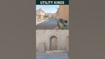 CS2 Dust2 B site flash from upper tunnels