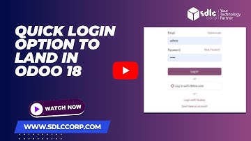 Quick login Option to Land in Odoo 18
