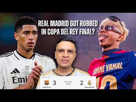 Real Madrid Robbed in Copa Del Rey? | Barcelona 3-2 Real Madrid | The Rishi Show