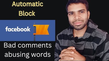 Automatic Block bad comment on facebook page | stop abusing comment on facebook page post