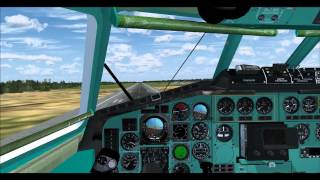 fs2004 Аварийная посадка Ту-154