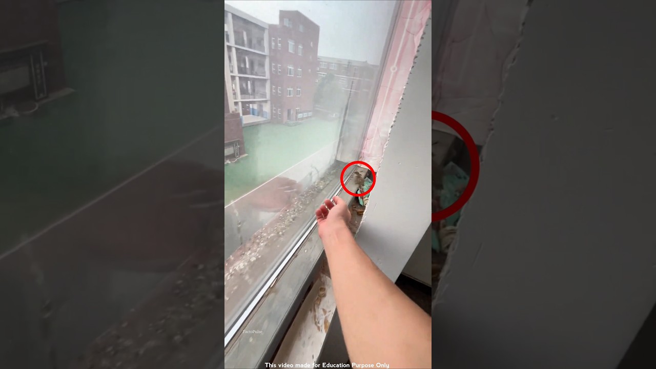 Boy Saved Trapped Bird From Balcony #shortsvideo