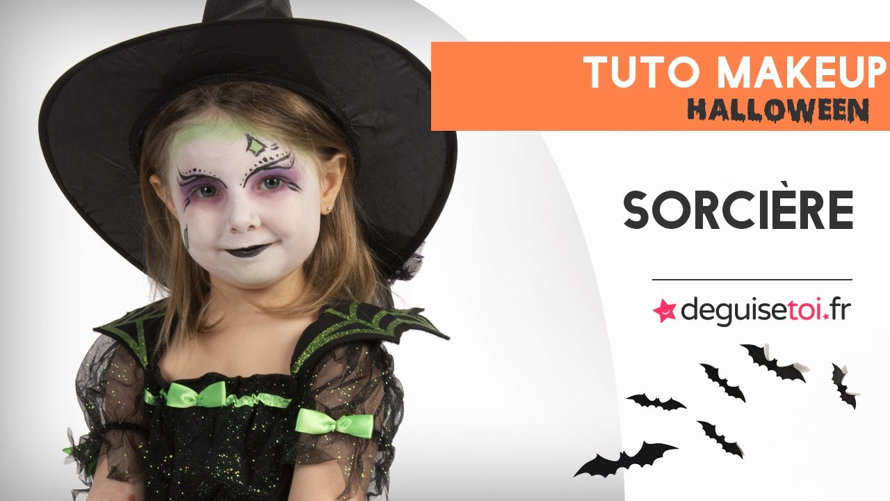 Tutoriel maquillage Halloween] sorcière - Moins de 3 min pour un maquillage  Halloween réussi 