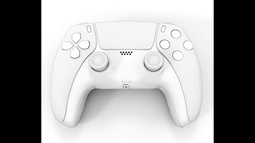 Use of Sub-D in Blender to model game controller