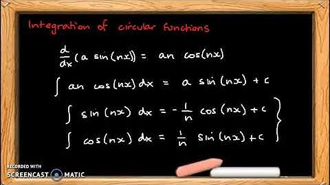 VCE Maths Methods - Integration - 5 - integrating circular functions and symmetry