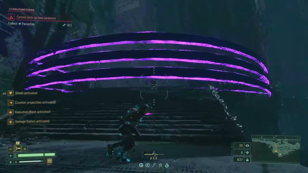 RETURNAL | R_A.0453 Malformed Hostile, Overgrown Ruins [Modified Sidearm SD-M8] (HDR) NO DAMAGE