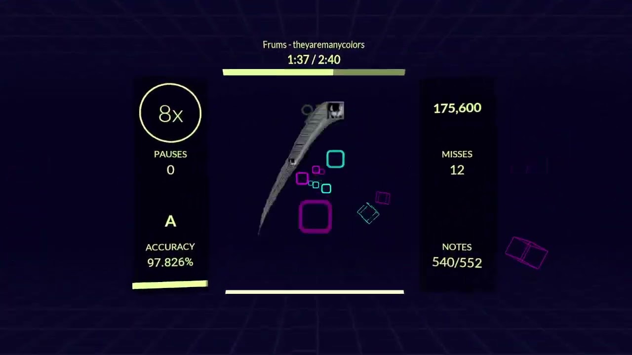 Rhythia | Frums - theyaremanycolors | NM NP 97.82%