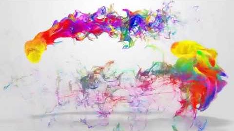 2097  - Particle Trail Logo Reveal smoke any color aniamtion intro