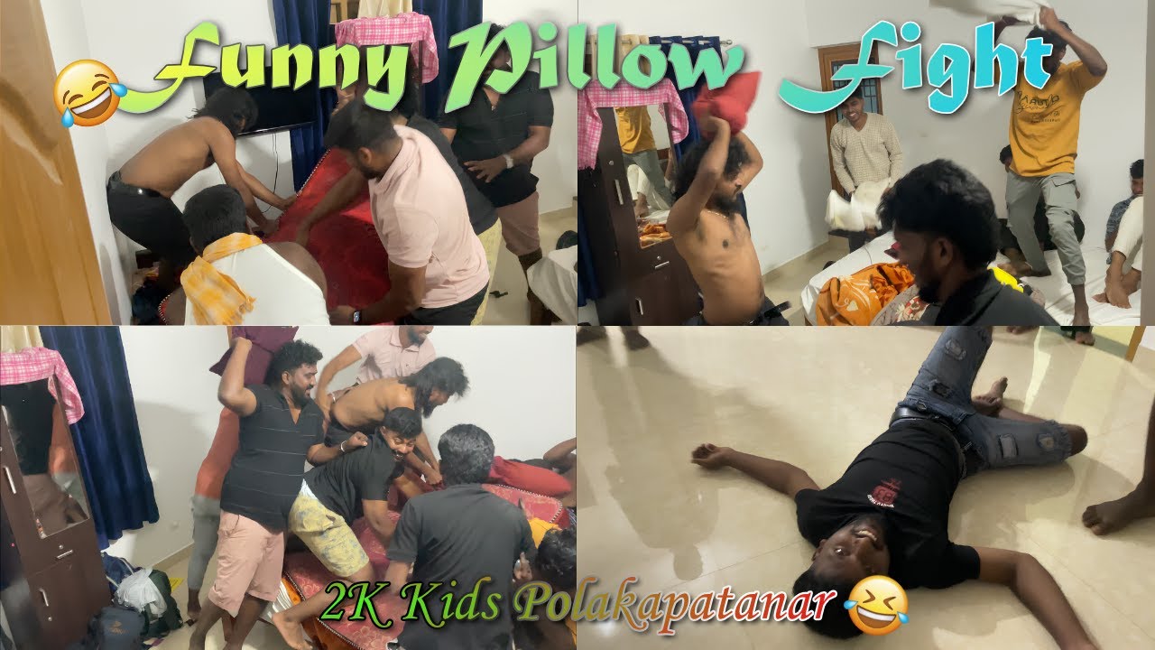 Funny😂 Pillow fight💪🏼 2K Kids Polaka Patta Tharunam |