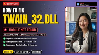 Fix twain_32.dll and Scanner Errors!