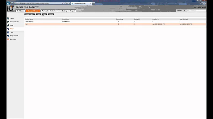 K7 Enterprise Security 1.1