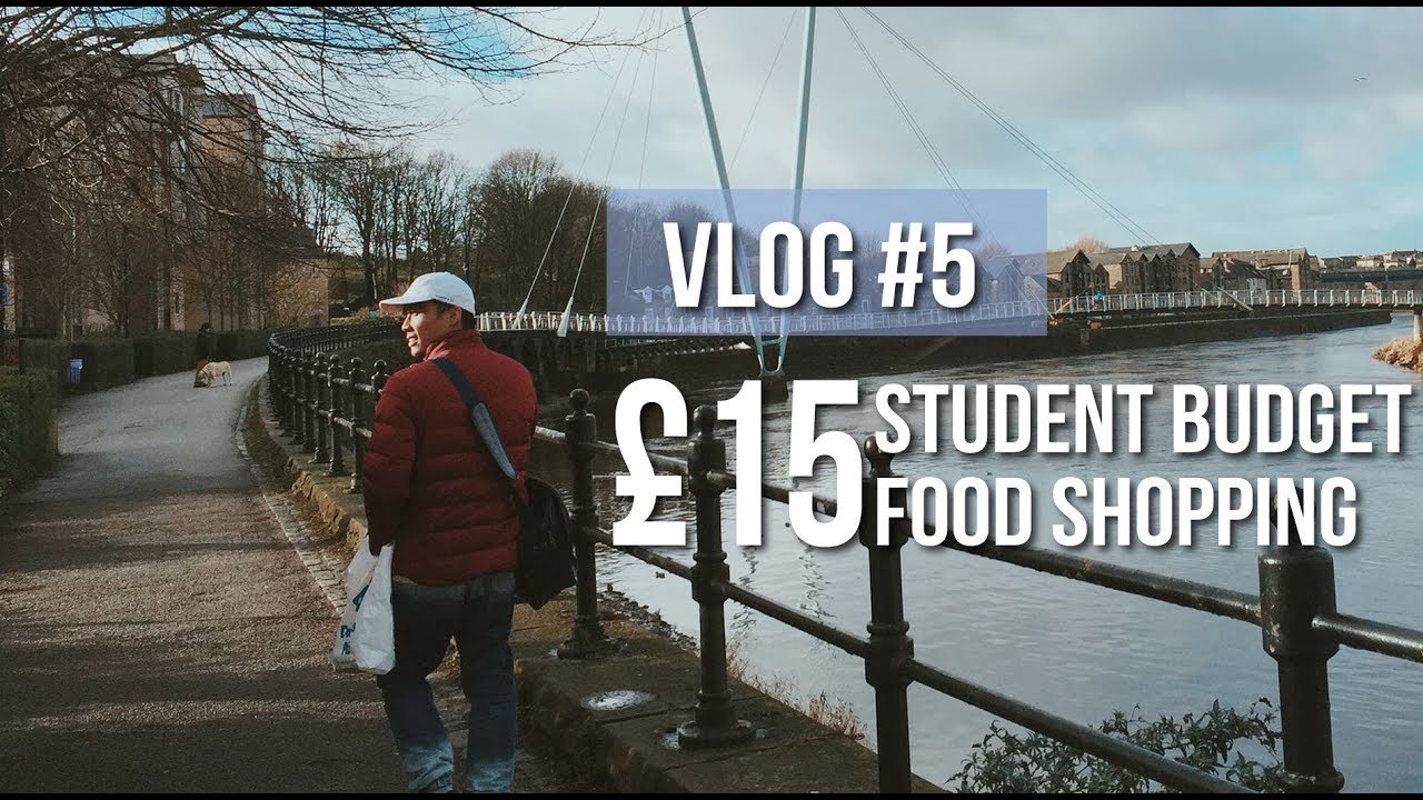 Vlog 5 £15 Student Budget Food Shopping TIPS UK YouTube