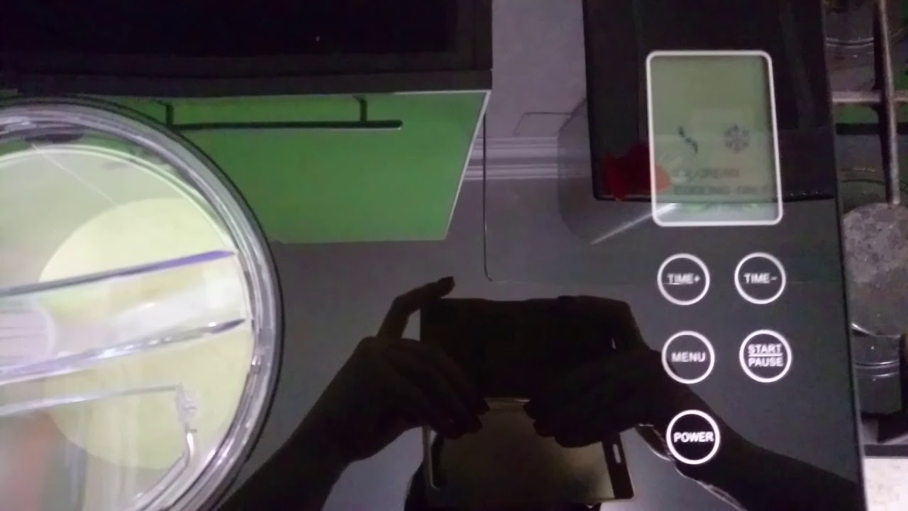 Обзор как работает мороженица Gemluks - YouTube