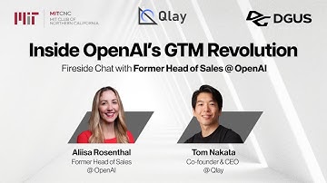 Inside OpenAI’s GTM Revolution: Fireside Chat w/ Aliisa Rosenthal, Former Head of Sales @ OpenAI