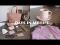 モチベを上げる春の購入品 🌸 新しいバッグ、服、靴、食器など｜バッグの中身｜セルフネイル💅