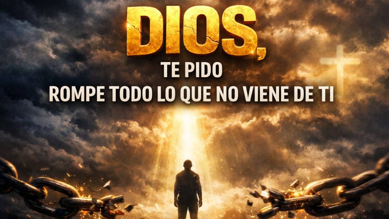 DIOS, TE PIDO: ROMPE TODO LO QUE NO VIENE DE TI 🙏✨