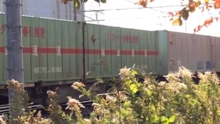 EF210-157号機牽引 貨物列車 千里丘~茨木間にて