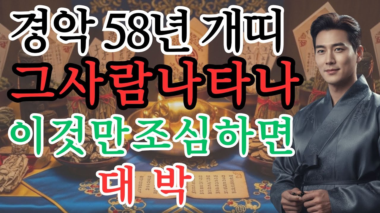58년생 개띠 충격 평생 당한 배신 2026년 100배로 보상받는다 이 달만 조심하세요58년생 개띠 2026년 운명 뒤집힌다 가난 끝 부자 시작 이것만 조심하면 대박