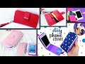 4 DIY PHONE CASE TUTORIALS FROM SCRATCH ~ No Sew Wallet 2 in 1