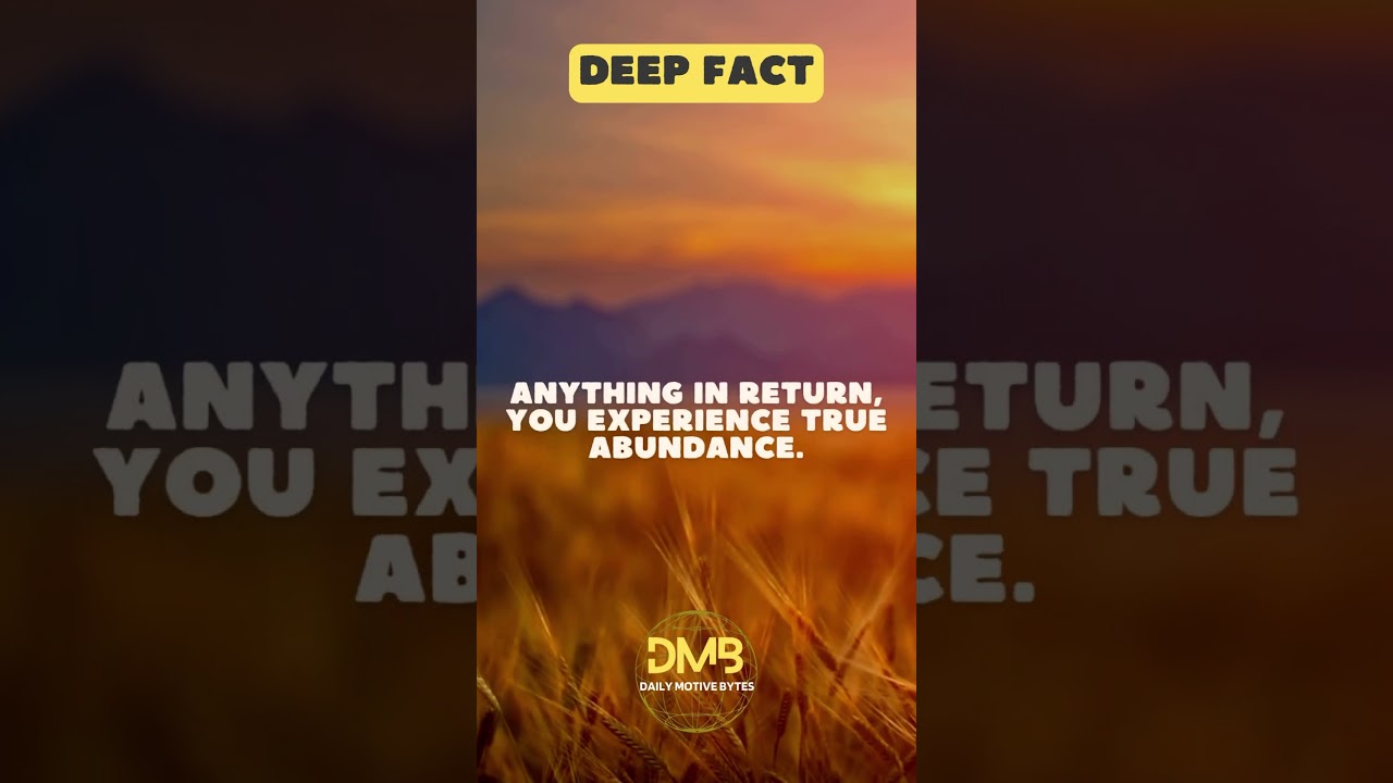 Embracing True Abundance: The Joy of Giving Without Expectations. 