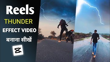 THUNDER EFFECT SKY VIDEO EDITING | REELS TRENDING SKY THUNDER EFFECT TUTORIAL | REELS TRENDING