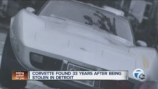 STOLEN CAR: Corvette Returned to Man After 33 Years
