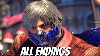 Devil May Cry 4 ALL ENDINGS (All Characters Endings) DMC4 Special Edition PS5 4K ULTRA HD