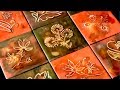 Роспись панно Fiery flowers. Совместный проект Евгении Ансари  и интернет магазина HandMadedecor.ru