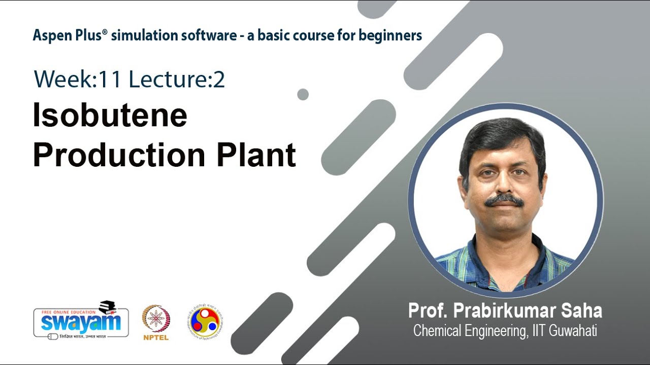 Lec 32: Isobutene Production Plant