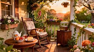 Full The Vintage Radio Kept Playing as the Sun Went Down 📻🌅 Old Jazz Drifting from the House to the Porch News