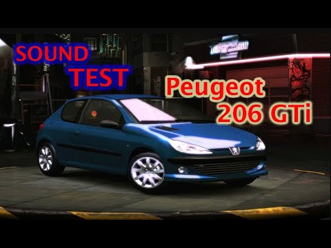 Sound Test and Highway Run Stock Peugeot 206 GTi | NFS Underground 2 ...