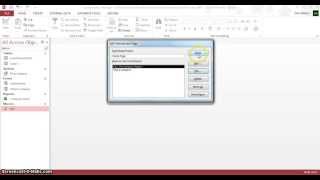 Creating a Switchboard in Accsess